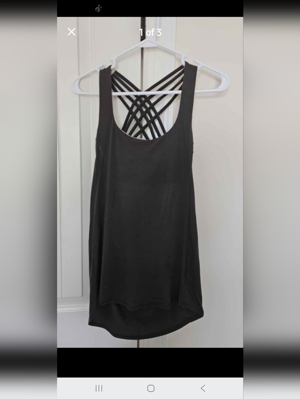 Lululemon Stylish Brown Strappy Tank Top